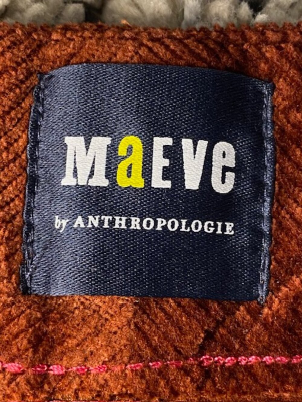 Anthropologie Maeve The Colette Corduroy Cropped Pants Size 31 - Picture 4 of 16